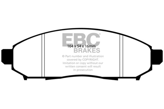 EBC 05+ Nissan Frontier 2.5 2WD Ultimax2 Front Brake Pads