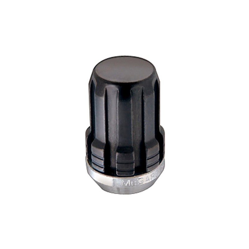 McGard SplineDrive Lug Nut (Cone Seat) M12X1.5 / 1.24in. Length (Box of 50) - Black (Req. Tool)