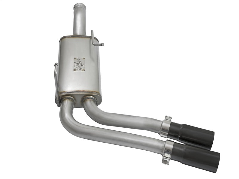 aFe Rebel Series CB Middle-Side Exit SS Exhaust w/ Black Tips 09-16 GM Silverado/Sierra V6/V8