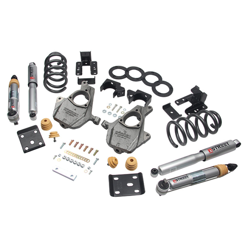 Belltech LOWERING KIT 16.5-17 Chevrolet Silverado Ext/Crew Cab 2WD 3-4F / 5-6R