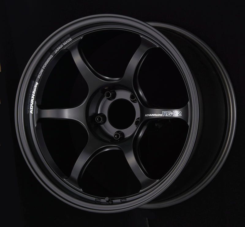 Advan RG-D2 18x9.0 +45 5x100 Semi Gloss Black Wheel