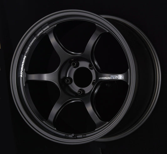 Advan RG-D2 16x8.0 +38 4x100 Machining and Semi Gloss Black Wheel (Special Order No Cancel/Returns)