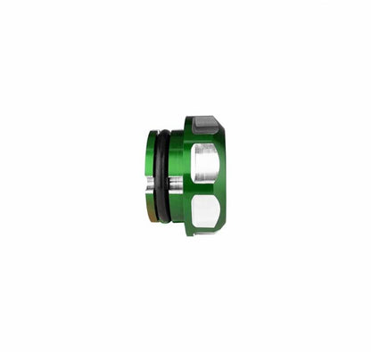 Sinister Diesel 13-17 Dodge/Ram 6.7 Cummins Billet Fuel Plug - Green