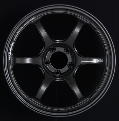 Advan RG-D2 15x5 +45 4x100 Semi Gloss Black Wheel