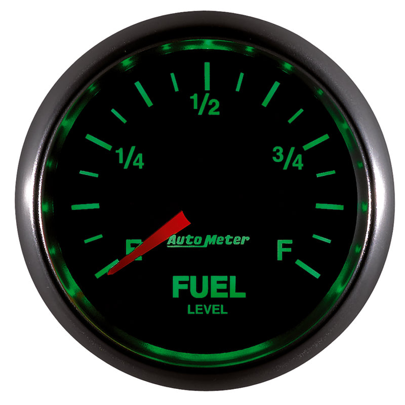 Autometer GS 2 1/16in. 0-280 Ohms Fuel Level Gauge - Stepper Motor