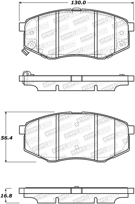 StopTech Street Brake Pads - Front