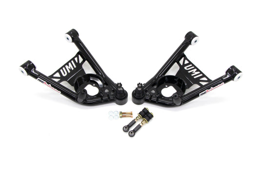 UMI Performance 64-72 GM A-Body Tubular Front Lower A-Arms Delrin 1/2in Taller Ball Joints