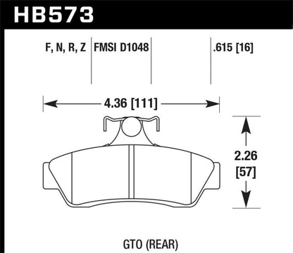 Hawk HP+ Street Brake Pads