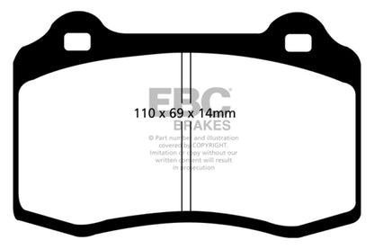 EBC 96-03 Alfa Romeo GTV 3.0 (Brembo) Ultimax2 Front Brake Pads