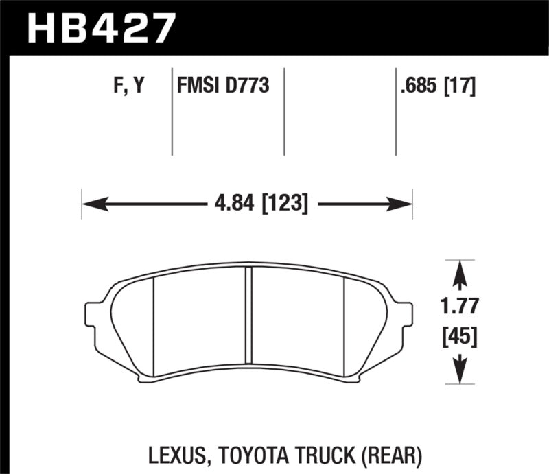 Hawk HPS Street Brake Pads