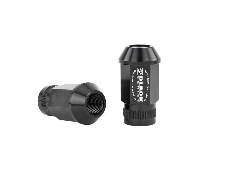 Skunk2 12x1.25 Forged Lug Nut - Black (Set of 20)