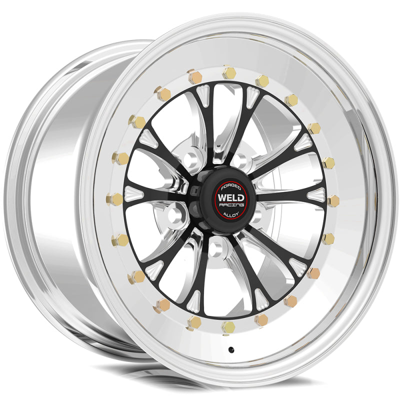 Weld Vitesse 15x10 / 5x4.75 BP / 3.5in. BS Black Wheel - Non-Beadlock