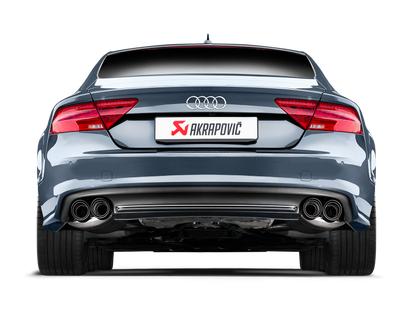 Akrapovic 13-17 Audi S6 Avant/Limousine (C7) Evolution Line Cat Back (Titanium) w/ Carbon Tips