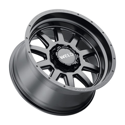 Weld Off-Road W101 20X10 Stealth 8X170 ET-18 BS4.75 Satin Black 125.1