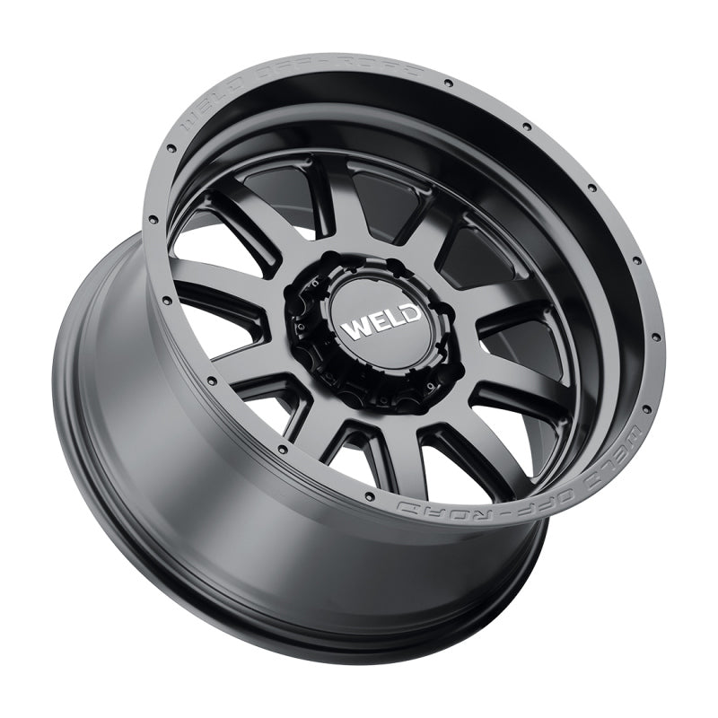 Weld Off-Road W101 20X12 Stealth 8X170 ET-44 BS4.75 Satin Black 125.1