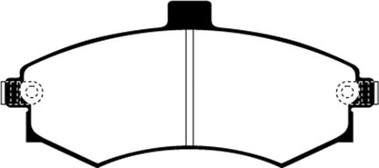 EBC 02-06 Hyundai Elantra 2.0 Redstuff Front Brake Pads