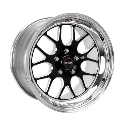 Weld S77 HD 17x10 / 6x5 BP / 6.9in. BS Black Wheel (HD Low Pad) - Non-Beadlock