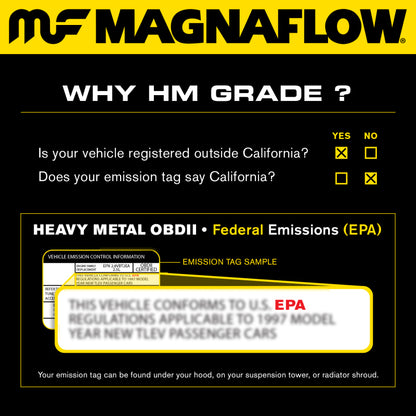 MagnaFlow Conv DF 96-00 Pathfinder Driver Side Front