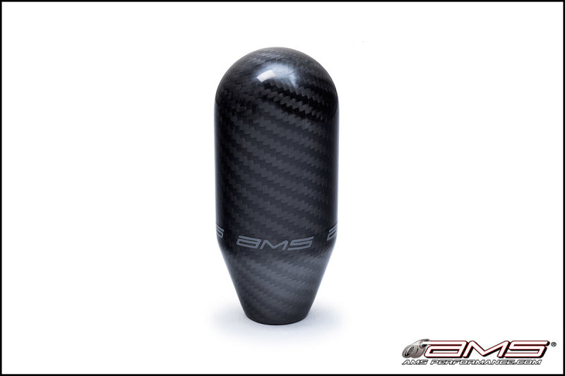 AMS Performance 01-07 Mitsubishi EVO VII/VIII/IX/X 5 Speed Carbon Fiber Shift Knob w/Logo