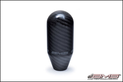 AMS Performance 01-07 Mitsubishi EVO VII/VIII/IX/X 5 Speed Carbon Fiber Shift Knob w/Logo