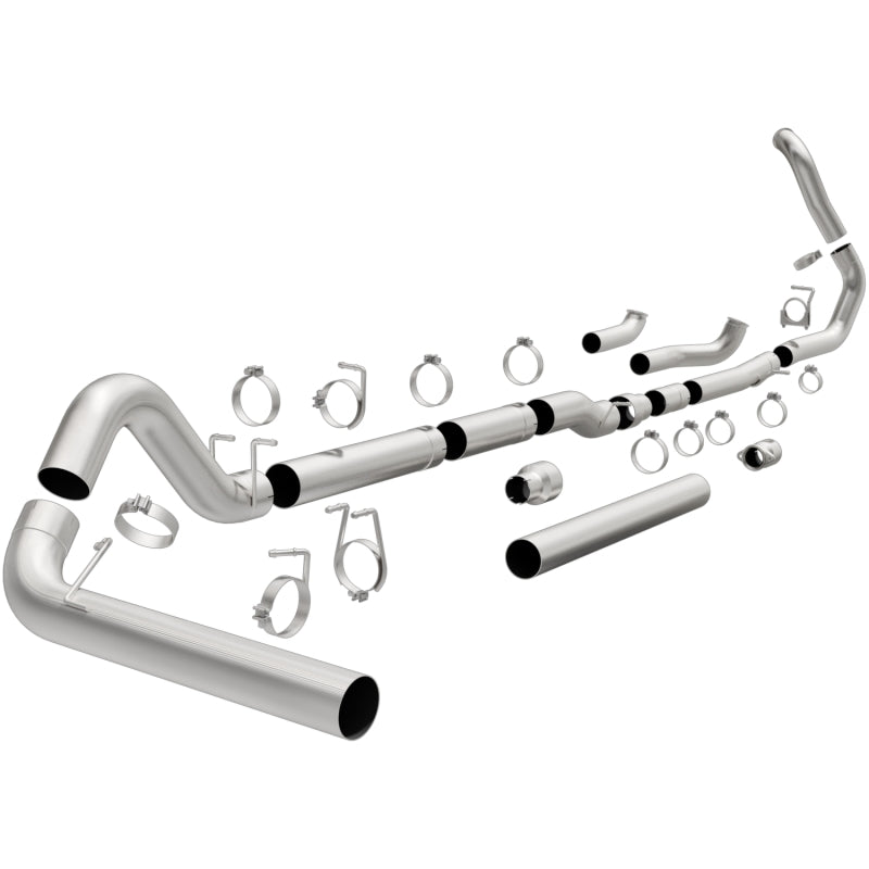 MagnaFlow Sys T/B 99-03 Ford F-250/F-350 7.3L 5in SS Single Exit Custom Builder Pipe Kit