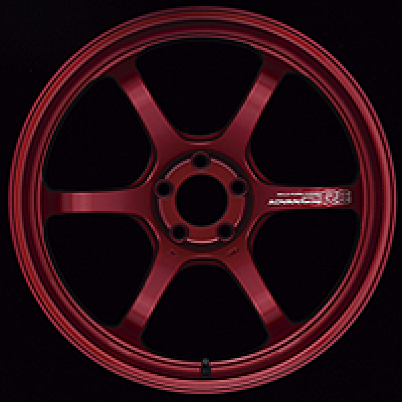 Advan R6 18x8.5 +45 5x112 Racing Candy Red Wheel
