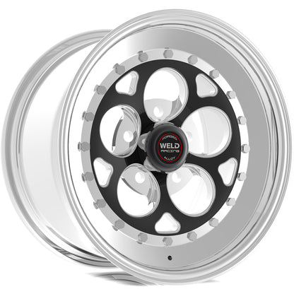 Weld Magnum III 15x4 / 5x4.75 BP / 1.5in. BS Black Wheel - Non-Beadlock