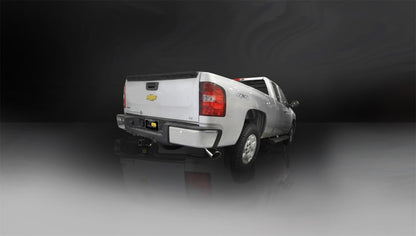 Corsa 2011-2013 Chevrolet Silverado Crew Cab/Short Bed 1500 6.2L V8 Polished Sport Cat-Back Exhaust