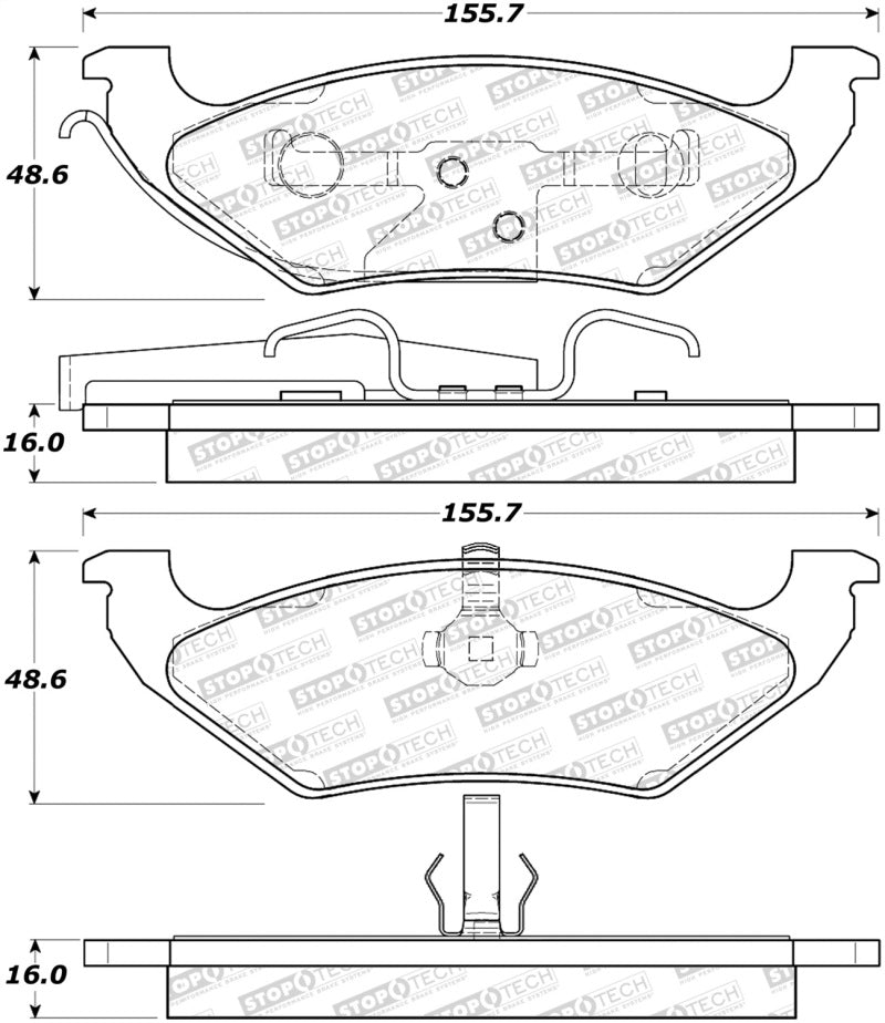 StopTech Street Brake Pads