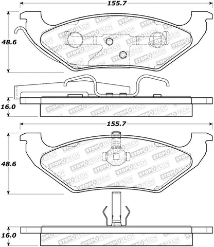 StopTech Street Brake Pads