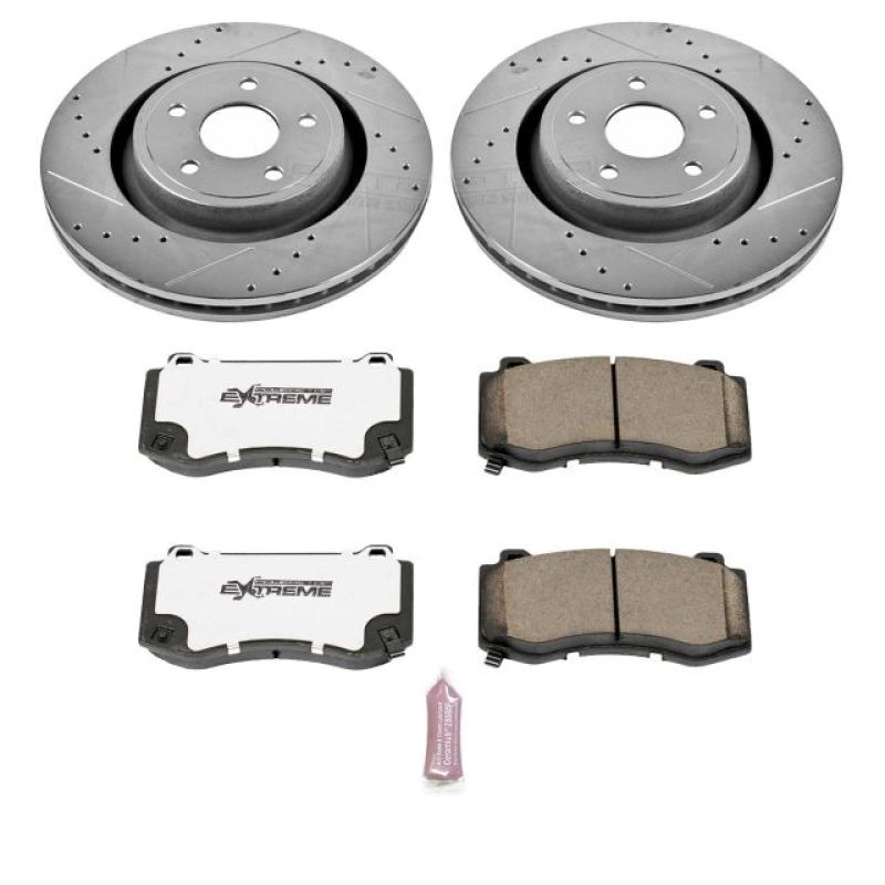 Power Stop 06-10 Jeep Grand Cherokee Front Z26 Street Warrior Brake Kit