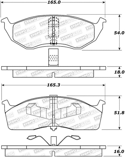 StopTech Street Brake Pads