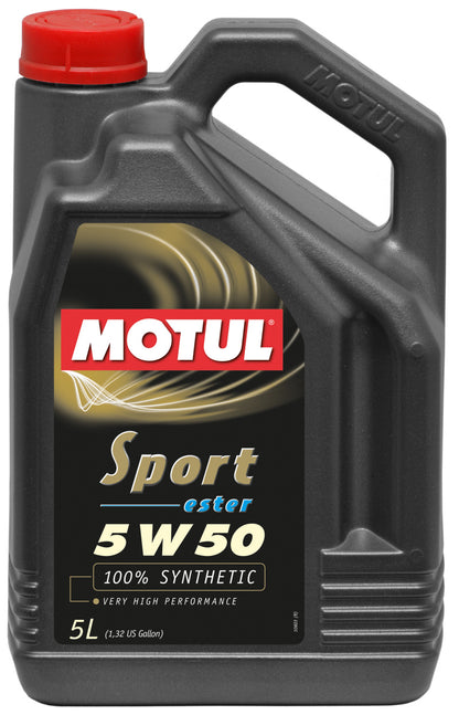 Motul 5L Synthetic Engine Oil Sport 5W50