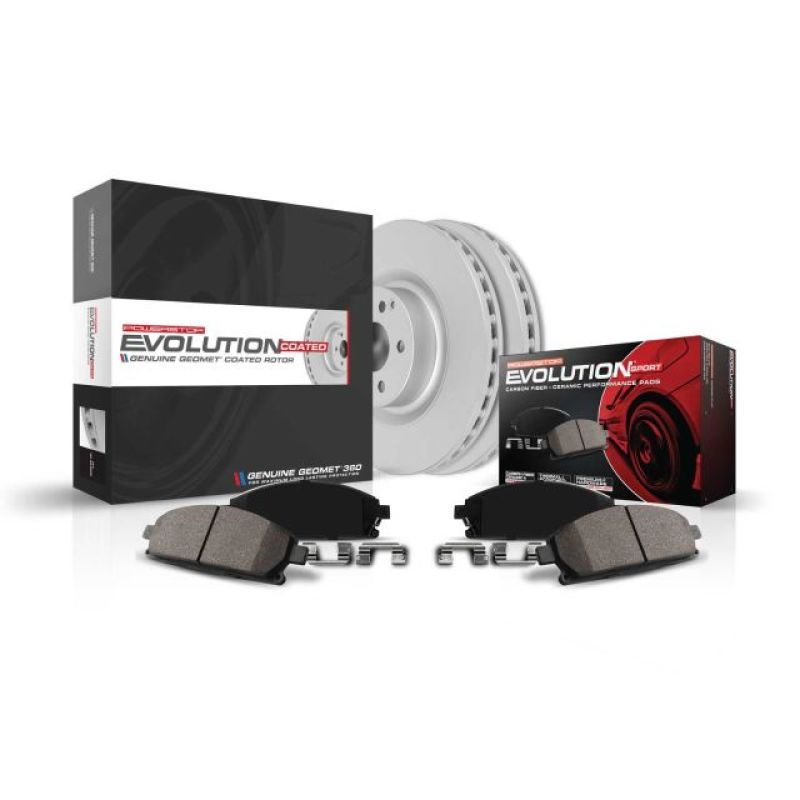 Power Stop 09-10 BMW 750i Front Z23 Evolution Sport Coated Brake Kit