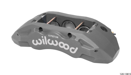 Wilwood Caliper-TX6R- R/H - Clear 2.00/1.88/1.88in Pistons 1.38in Disc