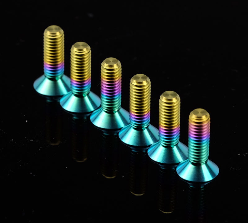 NRG Titanium Steering Wheel Screw Upgrade Kit (Conical) - Multi Color