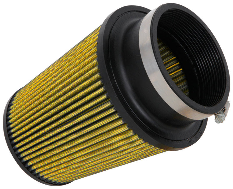 Airaid Universal Air Filter - Cone 4in Flange x 6in Base x 4-5/8in Top x 7in Height - Synthaflow