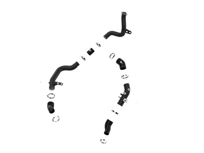 aFe 19-22 Hyundai Veloster N L4 2.0L (t) BladeRunner Aluminum Hot & Cold Charge Pipe Kit - Black