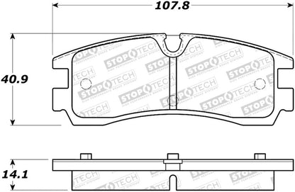 StopTech Street Brake Pads