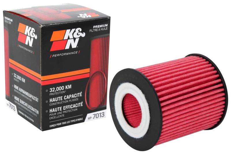 K&N 07-09 Mazdaspeed3 Performance Gold Oil Filter (OEM style cartridge filter)