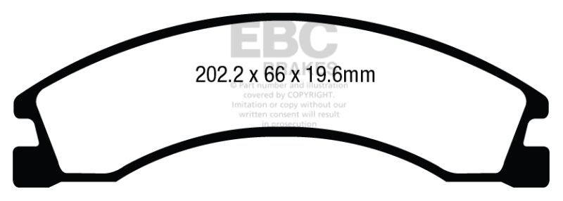 EBC 08+ Ford Econoline E450 Greenstuff Rear Brake Pads