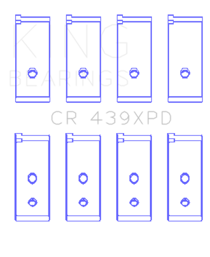 King Engine Bearings Honda B-Series Dowel Performance Rod Bearing Set - Size STDX