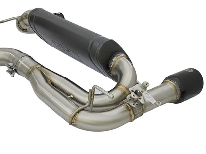 aFe MACHForce XP 16-17 BMW 340i/iX 440i/iX L6-3.0L (t) SS Axle-Back Exhaust w/Black Tip