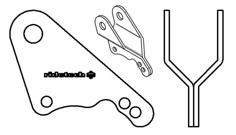 Ridetech 8in and 9in Ford Panhard Bar Bracket