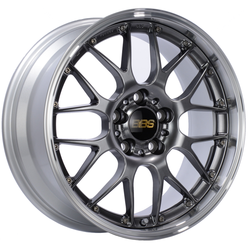 BBS RS-GT 19x9.5 5x120 ET40 CB72.5 Diamond Black Center Diamond Cut Lip Wheel