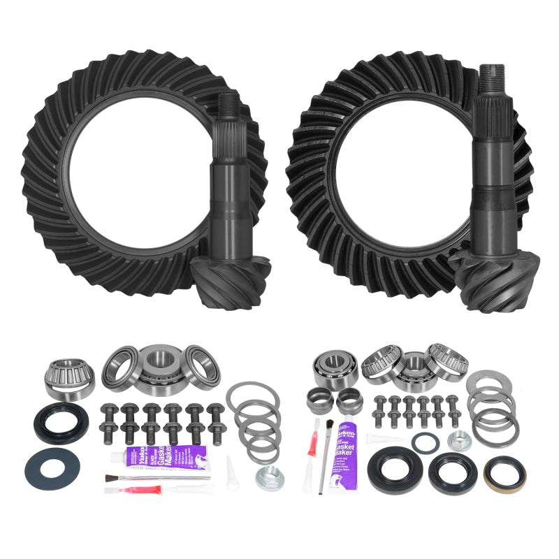 Yukon Ring & Pinion Gear Kit Front & Rear for Toyota 10.5/9R Differential 5.29 Ratio