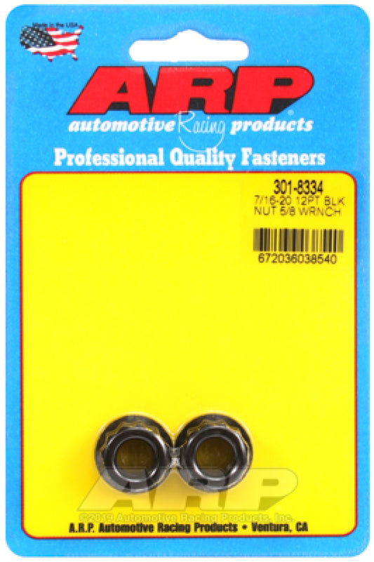 ARP 7/16in-20 5/8 Socket 12pt Nut Kit