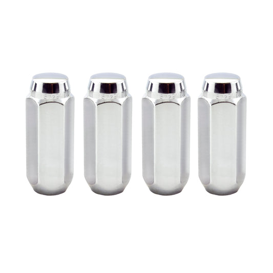 McGard Hex Lug Nut (Cone Seat / Duplex) M14X2.0 / 13/16 Hex / 2.25in. Length (4-Pack) - Chrome