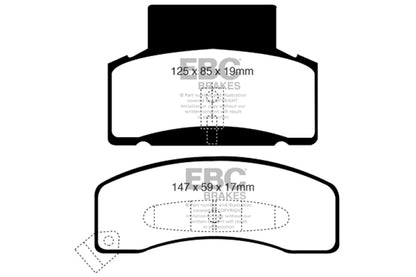 EBC 92-99 Chevrolet C30 DRW Ultimax2 Front Brake Pads