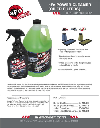 AFE MagnumFLOW Pro 5R Air Filter Power Cleaner 32 oz Spray Bottle (12 Pack)